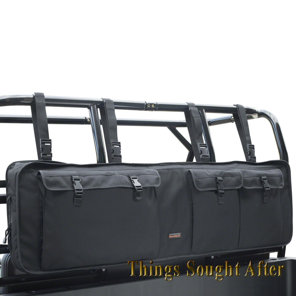 BLACK DOUBLE GUN CARRIER for POLARIS RANGER UTV Roll Cage rzr Rifle