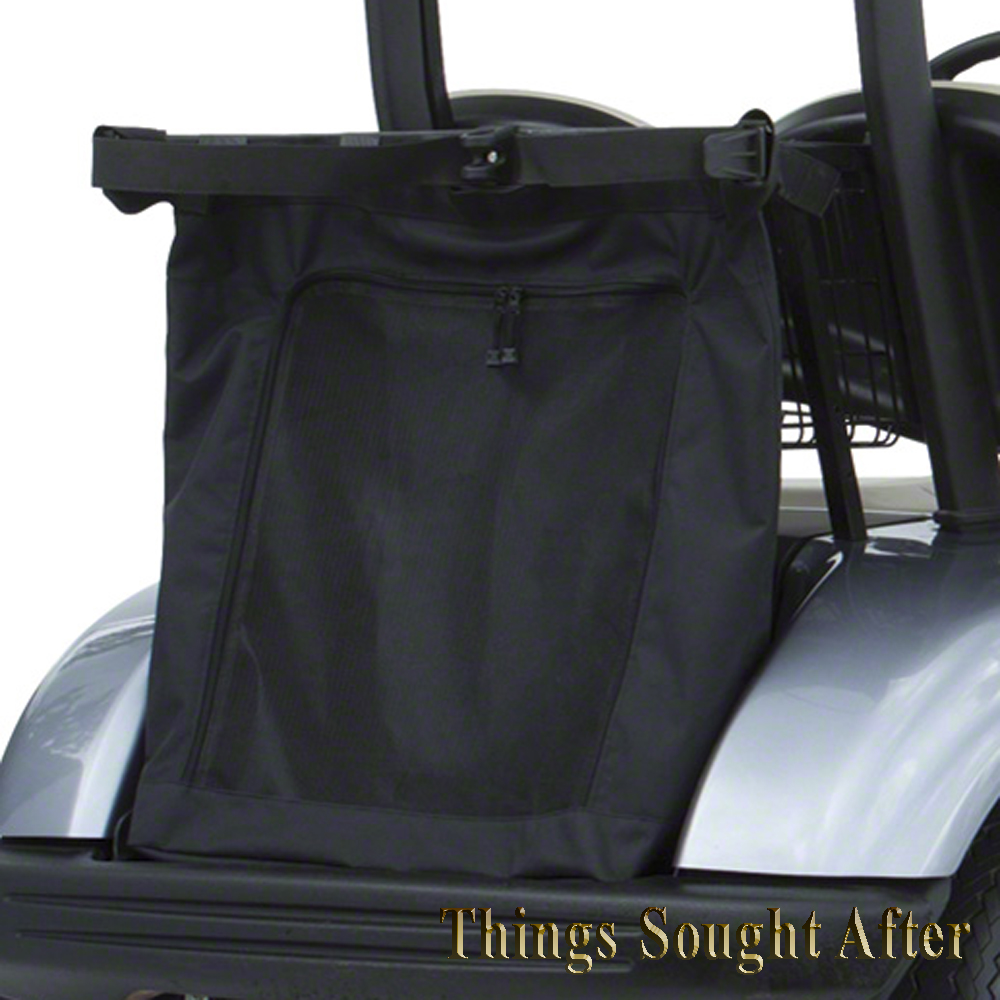 PORTABLE GOLF CAR TRUNK Travel Bag Cart Storage Club Gear Organizer Bin