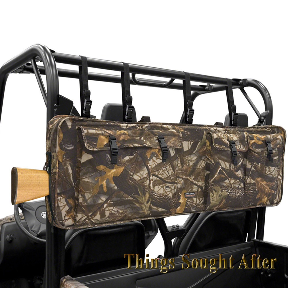 CAMO DOUBLE GUN CARRIER for POLARIS RANGER UTV Roll Cage rzr Rifle
