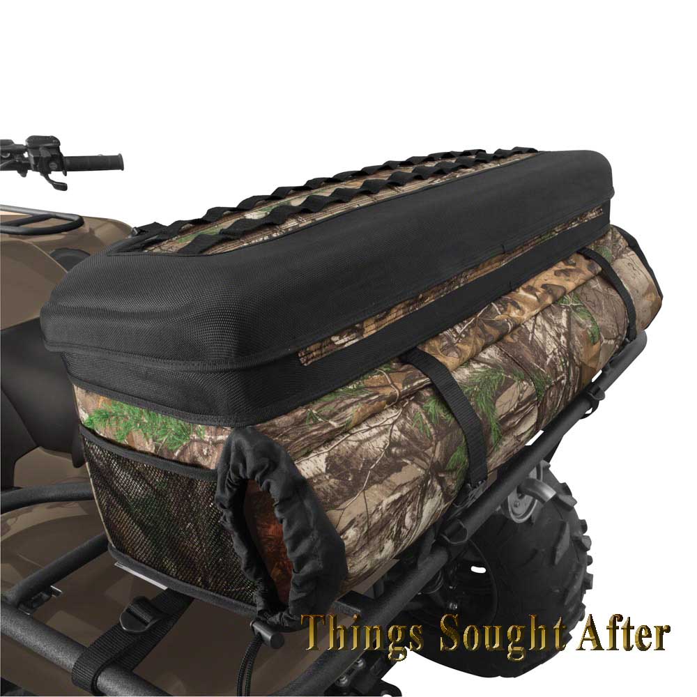 CAMO ATV RANGE RACK CARGO BAG & Scabbard UTV Front or Rear Storage