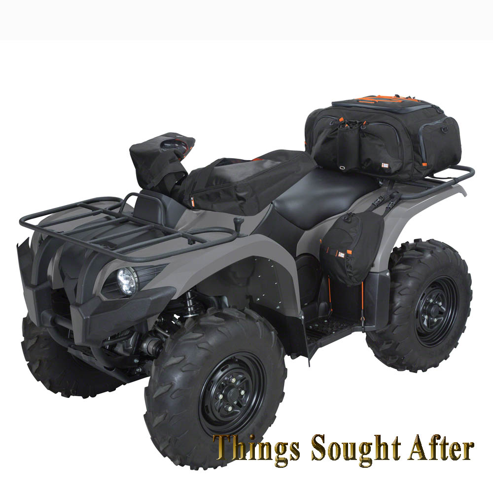 DELUXE BLACK PADDED ATV SEAT COVER for All Terrain Vehicle 4 Wheeler